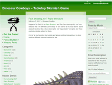 Tablet Screenshot of dinosaurcowboys.com